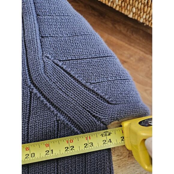 Vtg RALPH LAUREN Polo Jeans Sweater Men's XL Blue Pullover RL USA Flag Heavy - Picture 6 of 9